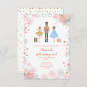 NUTCRACKER BIRTHDAY CELEBRAY 8. Geburtstag Einladung (Vorne/Hinten)