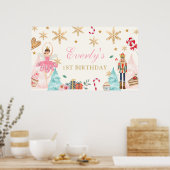 Nutcracker Birthday Fairy Land süßen Hintergrund Poster (Küche)
