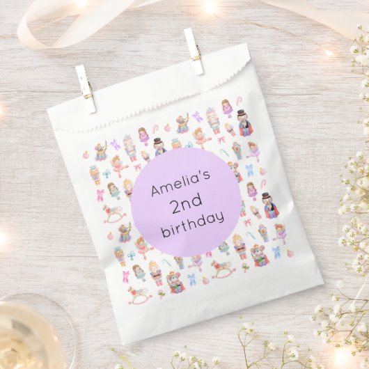 Nutcracker Birthday Geschenktütchen (Ausgeschnitten)