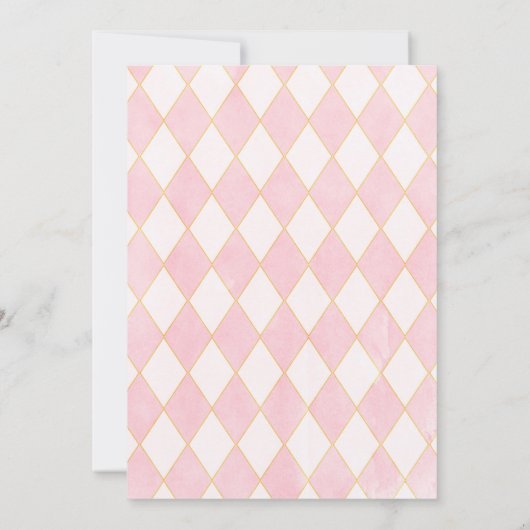 Nutcracker Birthday Girl Ballet Girl Sugl Plum Einladung (Rückseite)