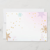 Nutcracker Birthday Girl Land of Süßigkeiten Fairy Einladung (Rückseite)