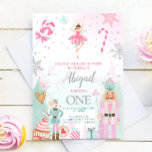 Nutcracker Birthday Girl Land of Süßigkeiten Fairy Einladung<br><div class="desc">Winter Geburtstag Thema Nutcracker Land der Süßigkeiten Einladung für Ihre vollkommene Feier.</div>