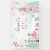 Nutcracker Birthday Girl Land of Süßigkeiten Hinte Banner (Vertikal)