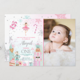 Nutcracker Birthday Girl Land of Süßigkeiten Mairy Einladung