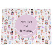 Nutcracker Birthday Große Geschenktüte (Vorderseite)