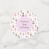 Nutcracker Birthday Konfetti (Klein Vorderseite)