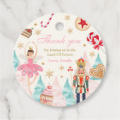 Nutcracker Birthday Land Sweet Birthday Party Geschenkanhänger (Vorderseite)