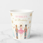 Nutcracker Birthday Land Sweet Birthday Party Pappbecher (Vorderseite)