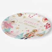 Nutcracker Birthday Land Sweet Birthday Party Pappteller (Schrägansicht)