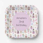 Nutcracker Birthday Pappteller (Vorderseite)