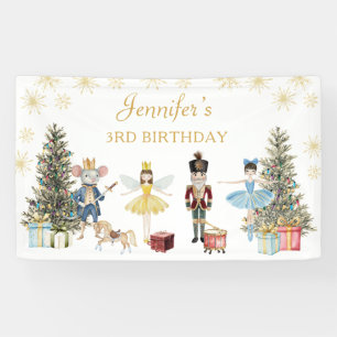 Nutcracker Birthday Party Banner