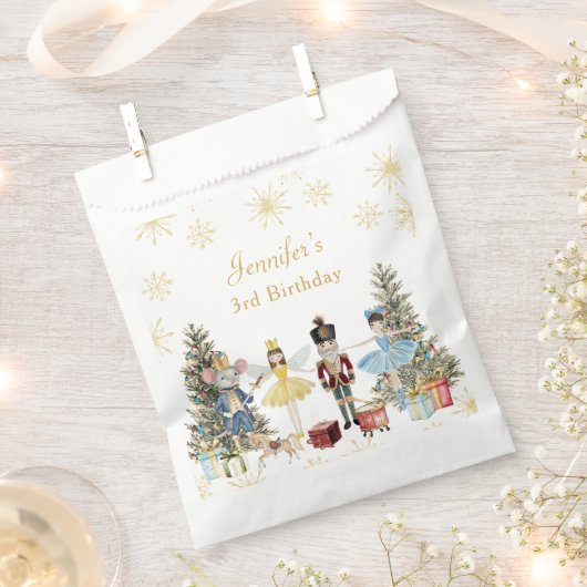 Nutcracker Birthday Party Geschenktütchen (Ausgeschnitten)