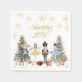 Nutcracker Birthday Party Serviette (Vorderseite)