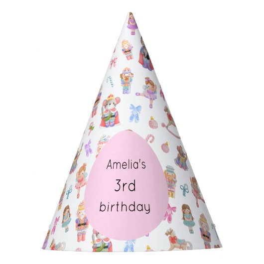 Nutcracker Birthday Partyhütchen (Vorderseite)