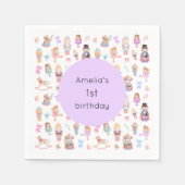 Nutcracker Birthday Serviette (Vorderseite)