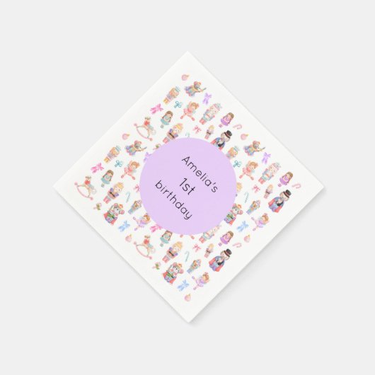 Nutcracker Birthday Serviette (Ecke)