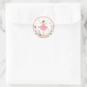 Nutcracker Birthday Sugar Pflaume Fairy Land Sweet Runder Aufkleber (Tasche)