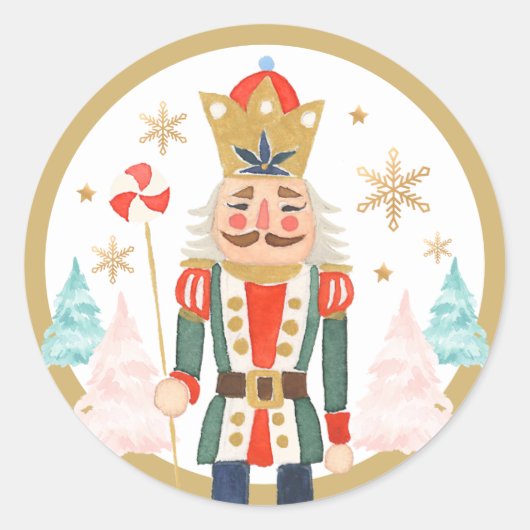 Nutcracker Birthday Sugar Pflaume Fairy Land Sweet Runder Aufkleber (Vorderseite)