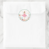 Nutcracker Birthday Sugar Pflaume Fairy Land Sweet Runder Aufkleber (Tasche)