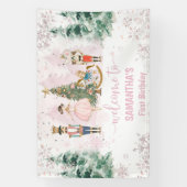 Nutcracker Birthday Sugar Plum Party Banner (Vertikal)