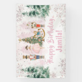 Nutcracker Birthday Sugar Plum Party Banner (Vertikal)