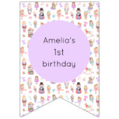 Nutcracker Birthday Wimpelkette (Erste Fahne)