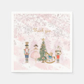 Nutcracker Birthday Wonderland Party Serviette (Vorderseite)