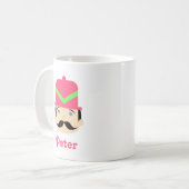 Nutcracker Black Hair Pink Hat Kaffee Tasse (Vorderseite Links)