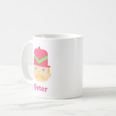 Nutcracker Blond Pink Hat Kaffeetasse (Vorderseite Links)