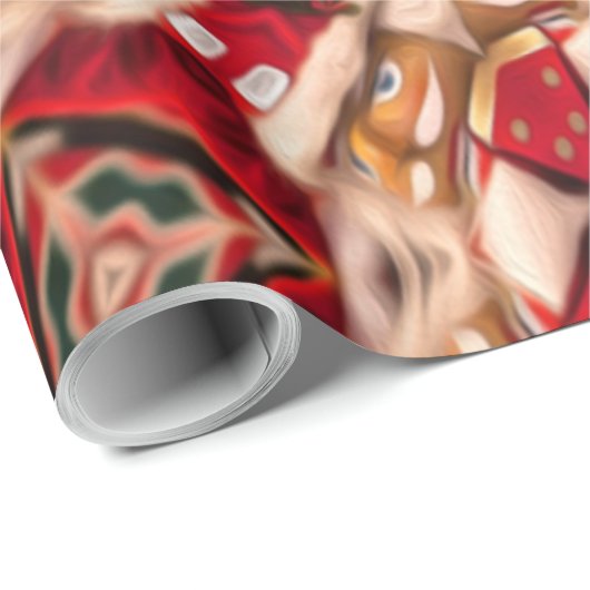 Nutcracker-Blume Geschenkpapier (Rolleneckpunkt)