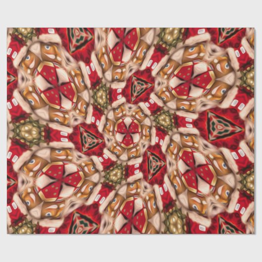 Nutcracker-Blume Geschenkpapier (Flach)