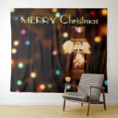 Nutcracker Bokeh Weihnachts-Foto Stand Hintergrund Wandteppich (Beispiel (Horizontal))