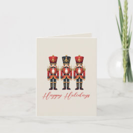 Nutcracker Business Happy Holiday Card Feiertagskarte