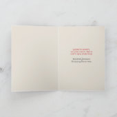 Nutcracker Business Happy Holiday Card Feiertagskarte (Innenseite)