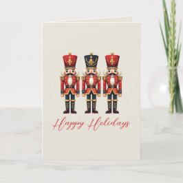 Nutcracker Business Happy Holiday Card Feiertagskarte