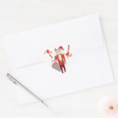 Nutcracker Candy Canes Christmas Heart Sticker (Umschlag)