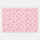 Nutcracker Candycane Ballet Weihnachten Geschenkpapier Set (Vorderseite 2)