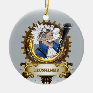 Nutcracker Ceramic Circle Ornament drossel meir
