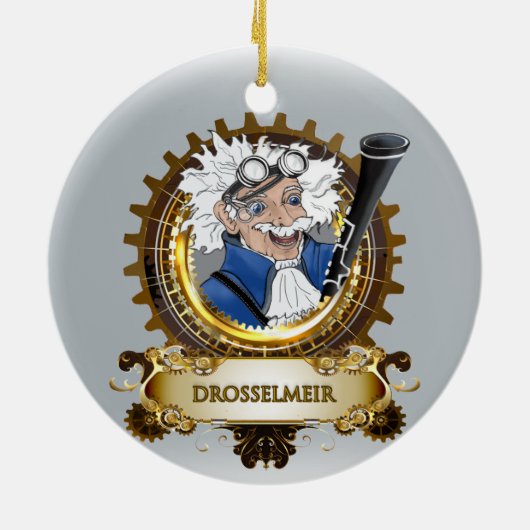 Nutcracker Ceramic Circle Ornament drossel meir (Hinten)