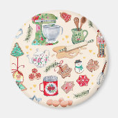 Nutcracker character cute kitchen cookies magnet (Vorne)