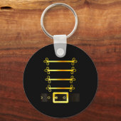 Nutcracker Character Soldier Costume Uniform Funny Schlüsselanhänger (Vorderseite)