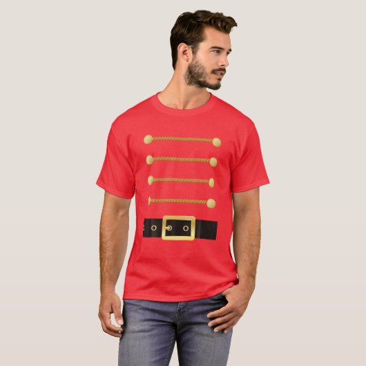 Nutcracker Charakter Soldier Kostüm Uniform Funny T-Shirt (Vorne ganz)