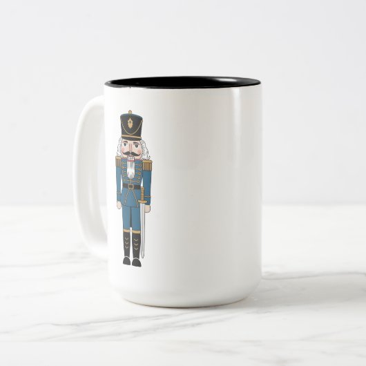 Nutcracker Charm Zweifarbige Tasse (Vorderseite Links)