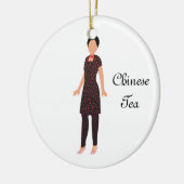 Nutcracker Chinese Tea Keepake Ornament (Links)