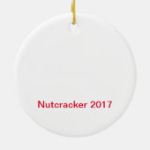 Nutcracker Chinese Tea Keepake Ornament (Hinten)
