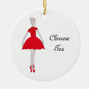 Nutcracker Chinese Tee Ornament