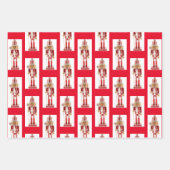 Nutcracker Christmas 3 Koordination Geschenkpapier Set (Vorderseite 3)