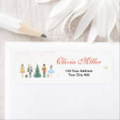 Nutcracker Christmas Address Labels (Insitu)