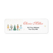 Nutcracker Christmas Address Labels (Vorne)