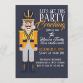 Nutcracker Christmas Annual Dinner Festive Holiday Einladung (Vorderseite)